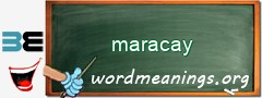 WordMeaning blackboard for maracay